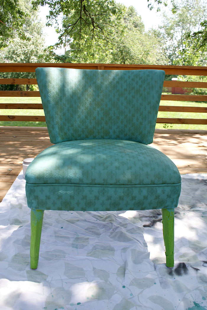 How to Paint Upholstery Tutorial