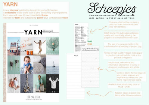 Yarn, the sea issue. New knitting and crochet magazine | Happy in Red