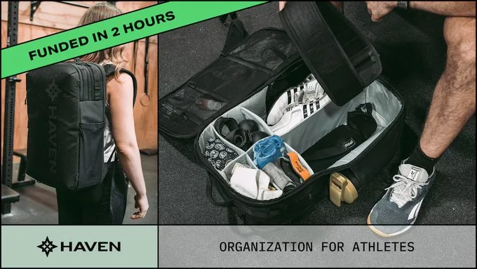 Haven Athletic Organized Backpack  Keep Your Gear On Standby by Haven Athletic — Kickstarter