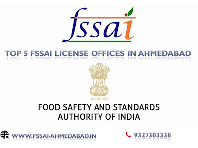 Top 5 Fssai license offices in Ahmedabad