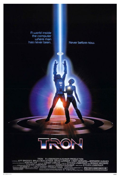 1982 Tron movie poster