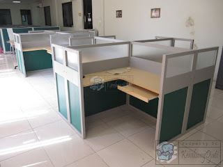 Meja Partisi Kantor Custom + Furniture Semarang ( Cubicle Workstation )