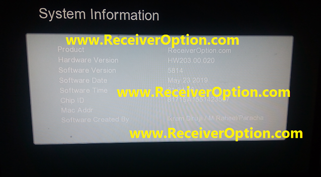 GX6605S HW203.00.020 HD RECEIVER CLINE OK NEW SOFTWARE