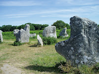 Prehistoric standing stones, Brittany (pic.: Barry Kellington)