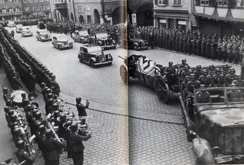 NAZI JERMAN: Foto Upacara Pemakaman Erwin Rommel