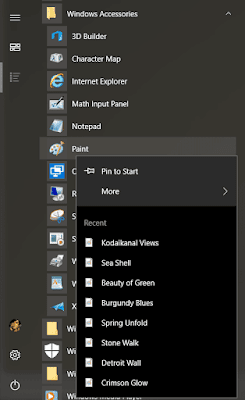 Turn On or Off Recent  Items and Most Visited Places in Windows 10