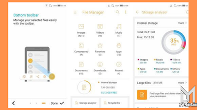 aplikasi file manager HP android samsung