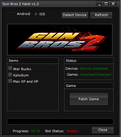 Official Games Hack: Download Free Guns Bros 2 Game Hack v1.2