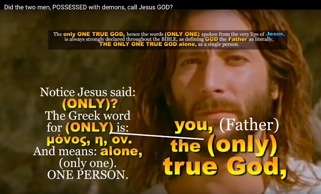 In John 17:3 Jesus said His Father is the only true GOD.