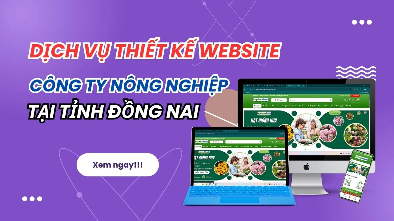 Dịch Vụ Thiết Kế Website Nông Nghiệp Tại Đồng Nai