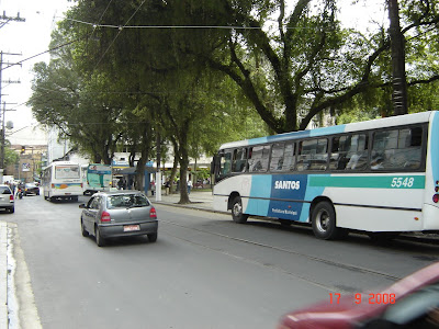 Praça Mauá em Santos - SP - Foto de Emilio Pechini em 17/09/2008