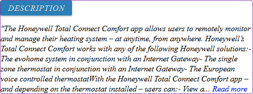 honeywell total connect comfort