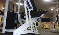 Quadriceps leg extension machine at Arlington, VA, gym