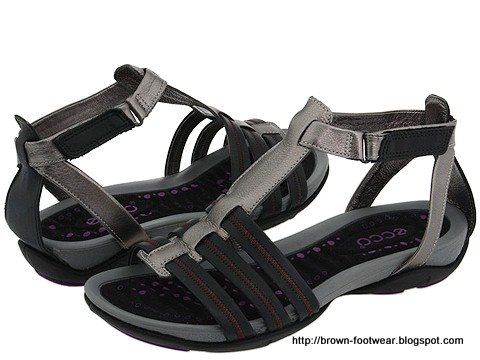 Brown footwear:SABINO85601