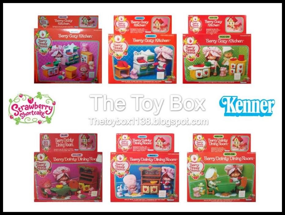 16 Strawberry Shortcake Kitchen Set The Toy Box Strawberry Shortcake Kenner Strawberry,Shortcake,Kitchen,Set