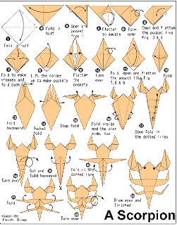 Scorpion Origami Instructions
