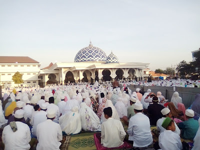 Shalat Idul Adha di Masjid Pondok Kedinding Surabaya