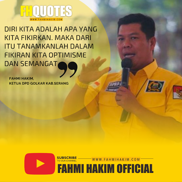 Diri Kita Adalah Apa yang Kita Fikirkan