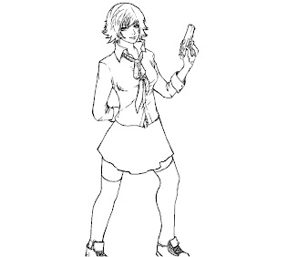 #2 Lady DMC Coloring Page