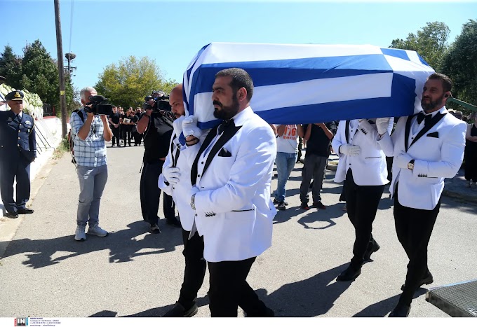 Κιλκίς: Θρήνος στην κηδεία του συγκυβερνήτη του Canadair, Περικλή Στεφανίδη