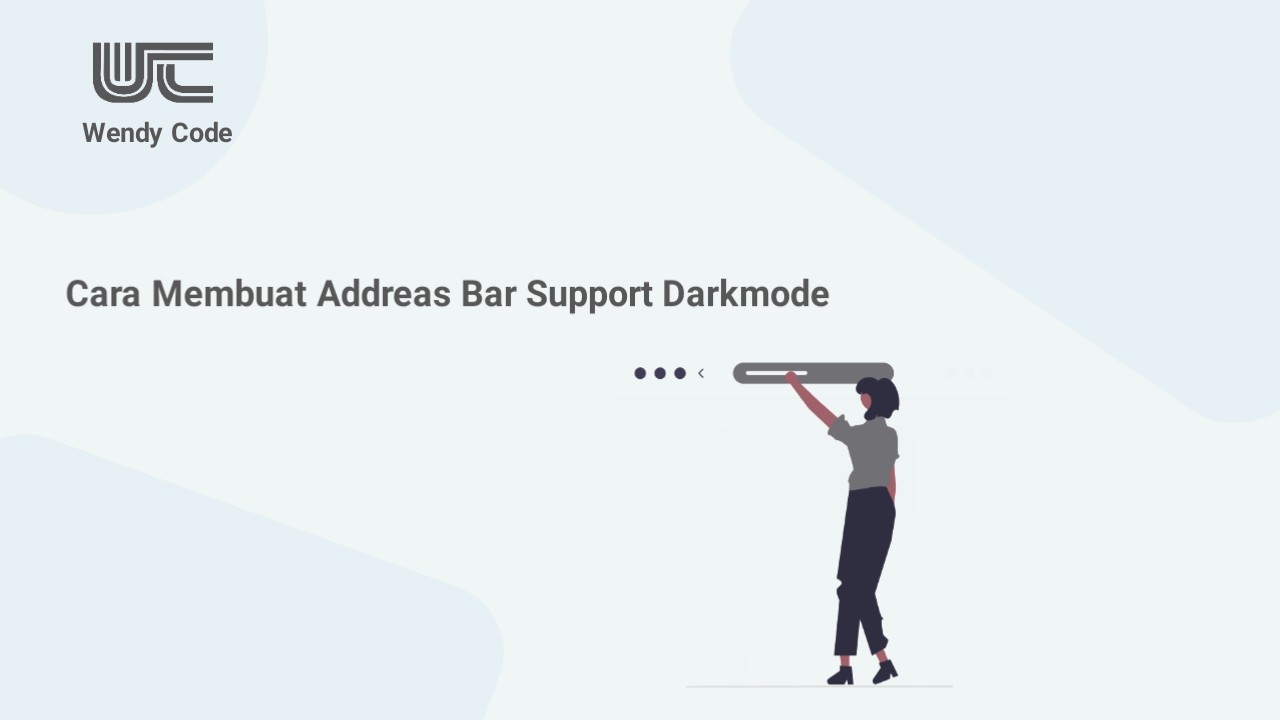 cara membuat address bar support darkmode