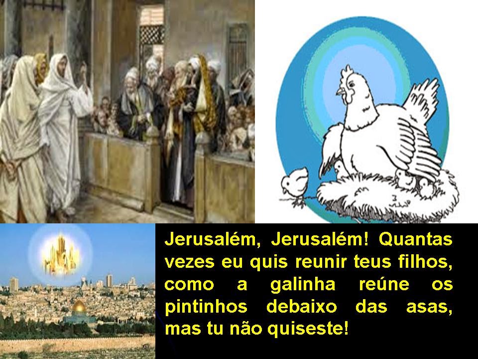 Resultado de imagem para preciso caminhar hoje, amanhã e depois de amanhã, porque não convém que um profeta morra fora de Jerusalém.