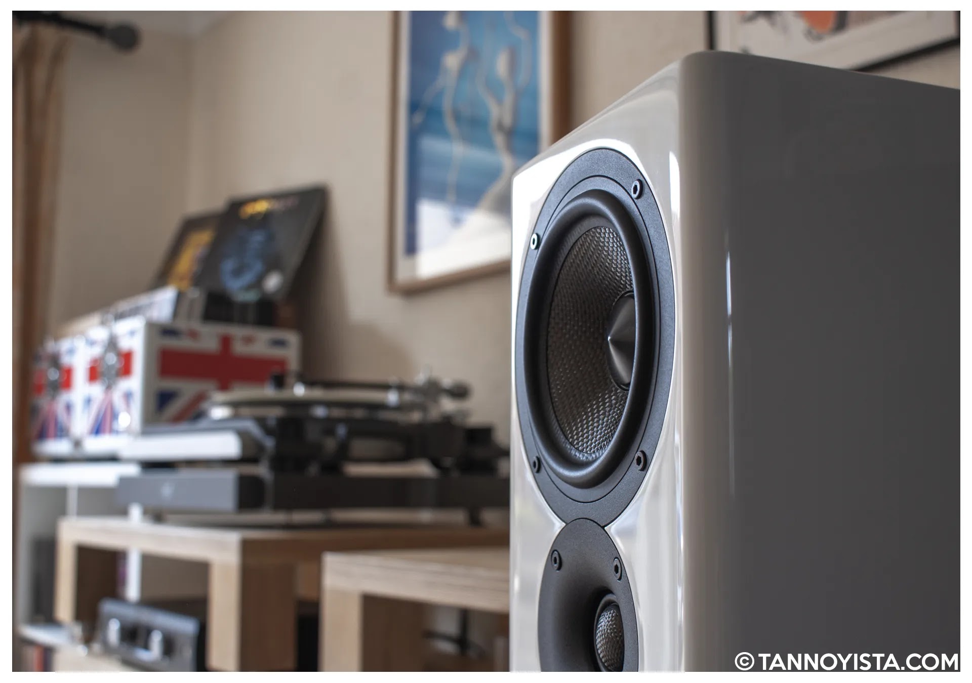 Acoustic Energy AE509 loudspeakers in the system