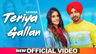 TERIYAN GALLAN LYRICS SHINDA | JASSI X