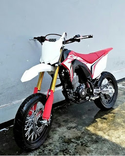 CRF 150L Modifikasi Supermoto