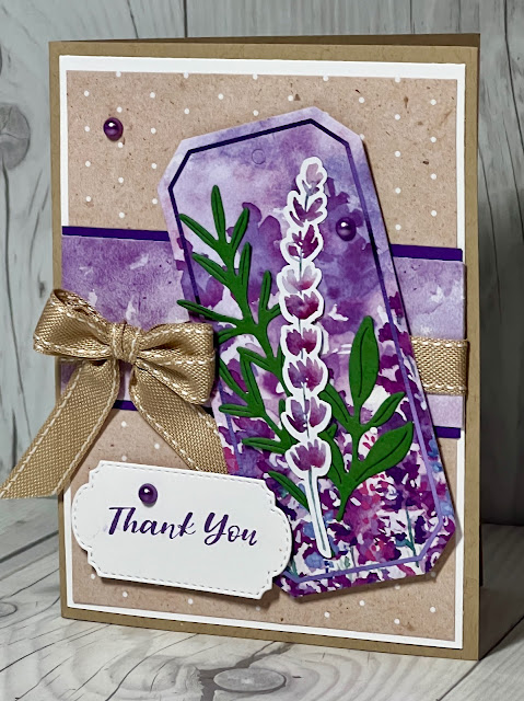 Card idea using Lovely Lavender Paper Pumpkin Kit