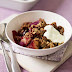 autumn fruit oaty crumble