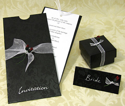 Elegant Wedding Invitations Flower Theme 