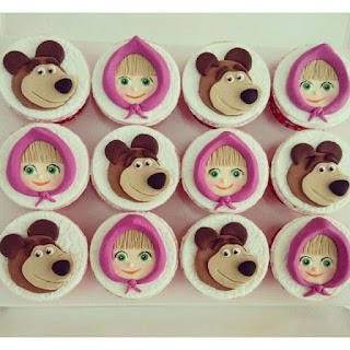 Cupcakes de Masha y el Oso