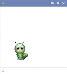 Facebook Caterpillar Emoticon