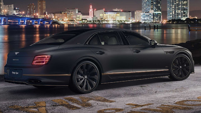 Bentley Flying Spur Gets Shadowy Makeover From Shoe Customizer