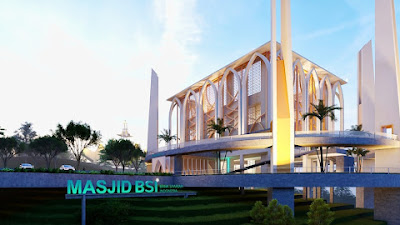 Proyek Bakauheni Harbour City Terus Dikebut, Progres Masjid BSI Capai 99 Persen
