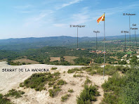 Panoràmica vers el sud-oest des del Serrat de la Madrona