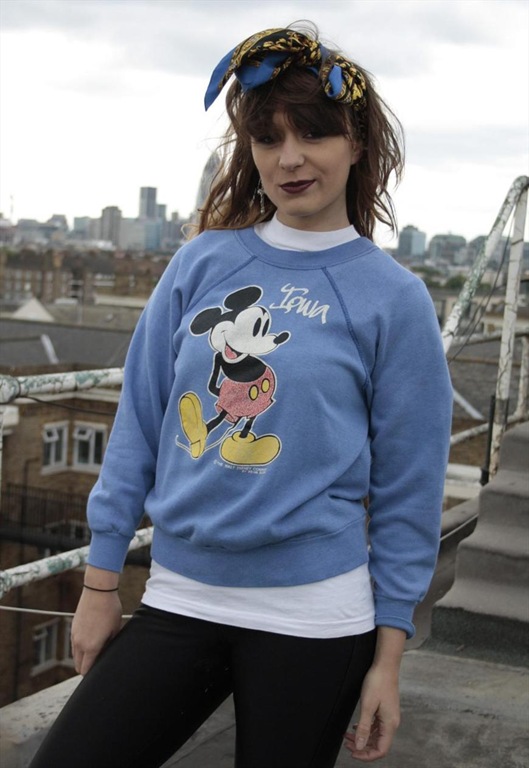 Vintage 80’s Mickey Mouse Iowa Sweatshirt, £28, Sam Greenberg Vintage