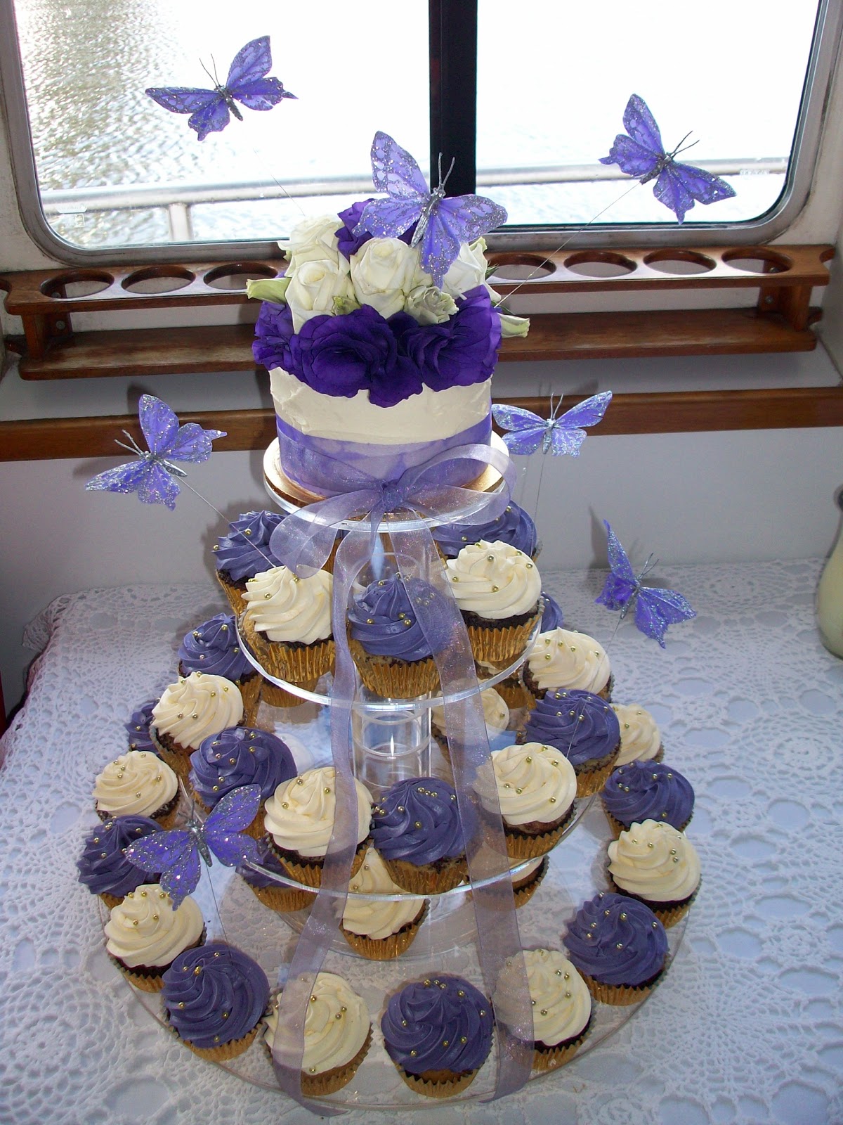 Wedding Cakes Pictures Purple