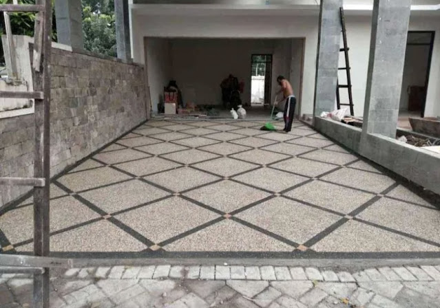 Lantai batu sikat