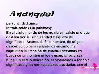 significado del nombre Ananquel