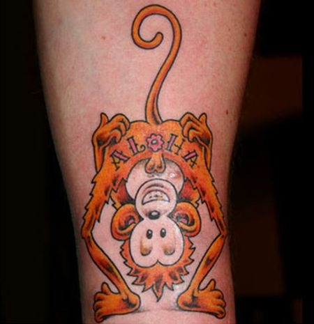 Crazy and Beautiful Monkey Tattoos