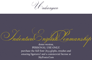 Download 40+ Font Latin Keren Untuk Desain Undangan Pernikahan, Indenture English Penman