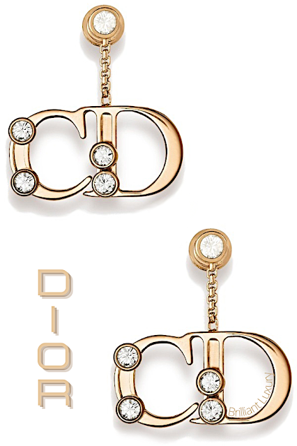 ♦Dior diamond CD initial earrings #dior #jewelry #earrings #brilliantluxury