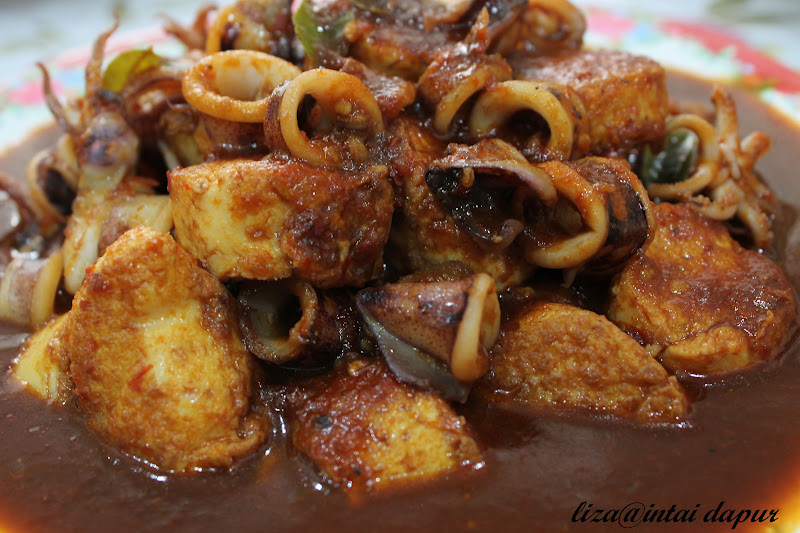 INTAI DAPUR: Sotong Masak Ala Siam.