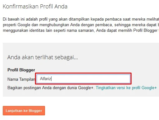 Cara Membuat Blog Gratis di Blogger.com dan Panduan Ngeblog - Gammafis Blog