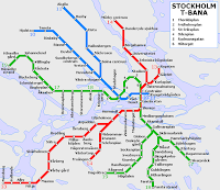 metro de Stockholm tunnelbana