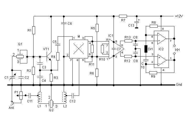 40 m Band Direct Conversion Receiver