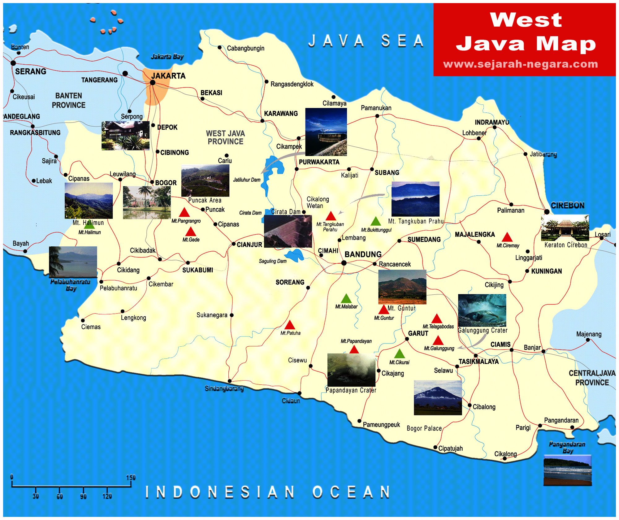  West  Java  Map High Resolution Sejarah Negara Com