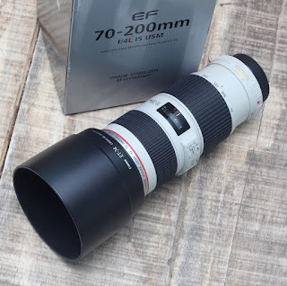 Jual lensa Canon 70-200 F/4L IS USM Second